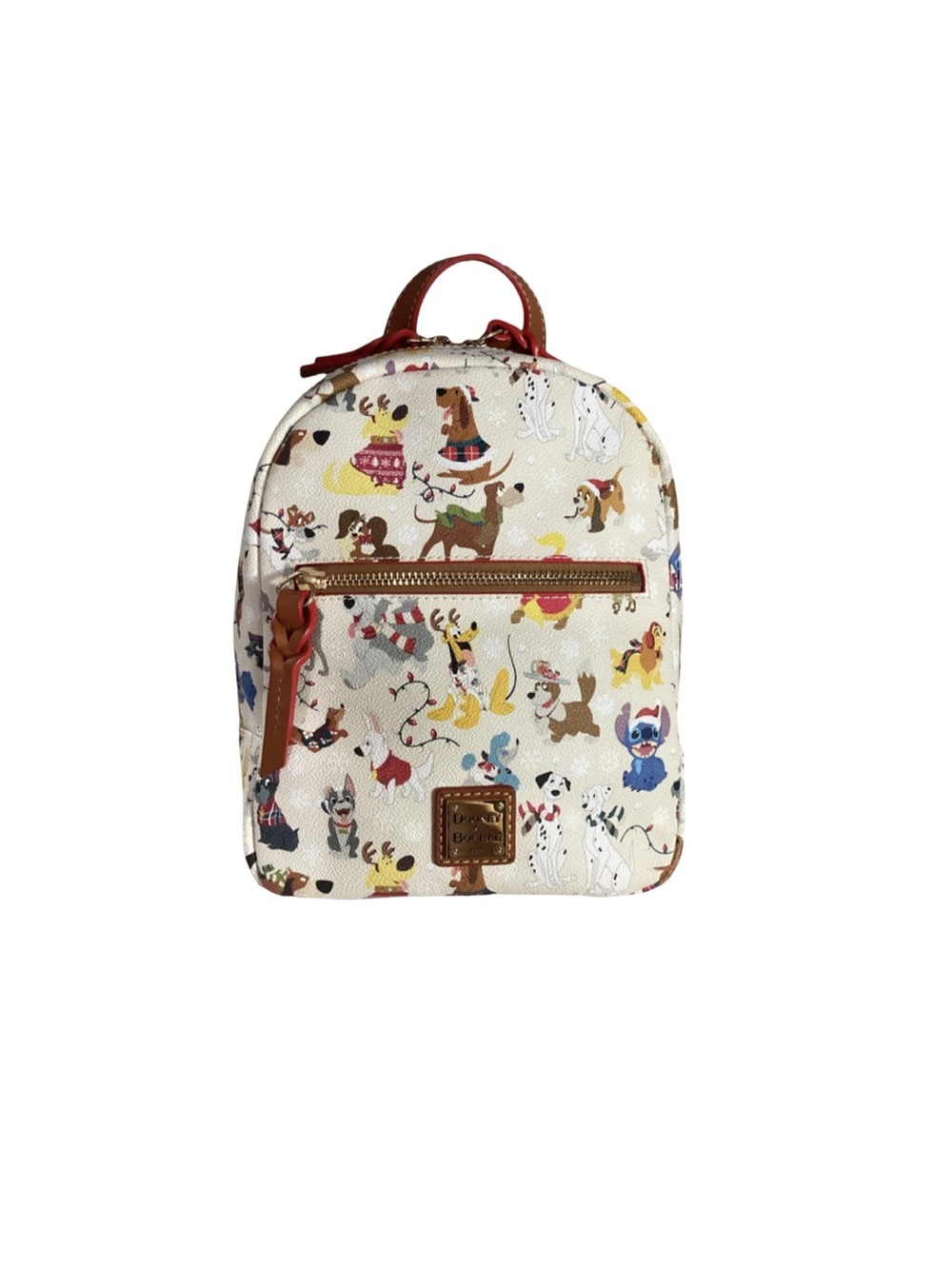 Dooney & Bourke x Disney Dogs Holiday Santa Paws Mini Backpack 2021 Bag